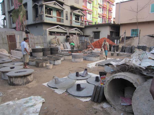 Sanitation entrepreneur in Bangladesh