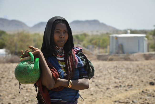 USAID-funded water point in Afar, Ethiopia