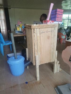 Direct pit and offset latrine prototypes 