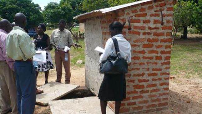 Monitoring sanitation and hygiene services. Photo: IRC