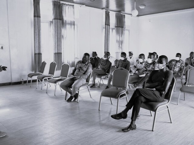 People attending a workshop in Ethiopia