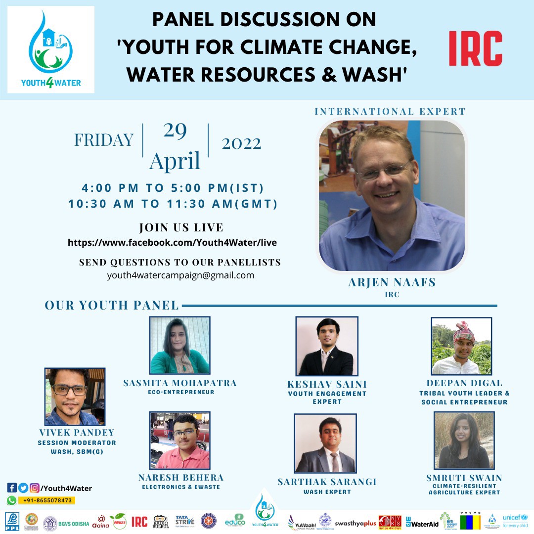 Panel discussion poster including participants